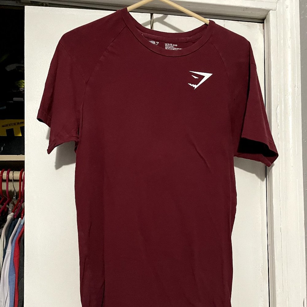 Gymshark Performance T-shirt (Burgundy - Medium)